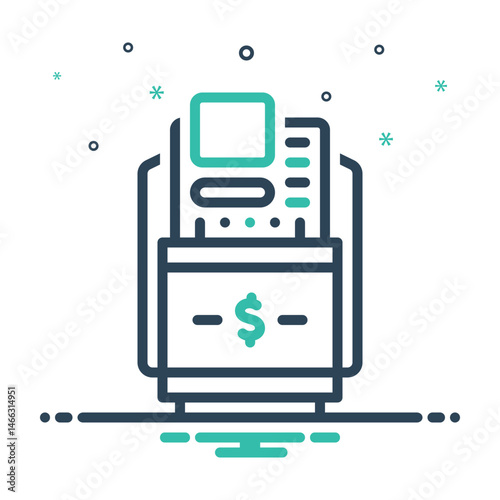 Mix icon for atm
