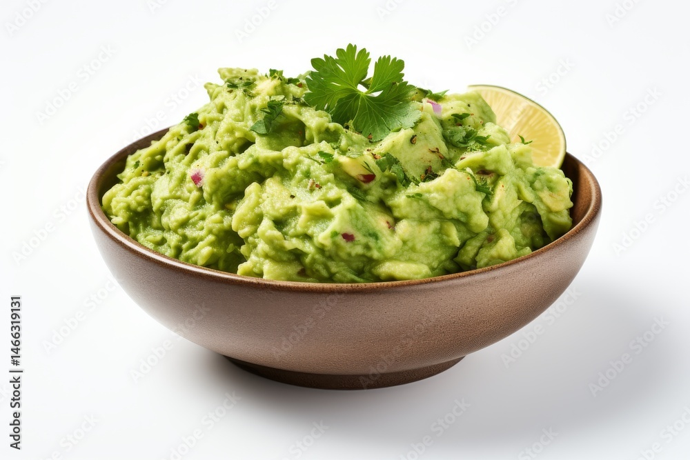 Genuine Guacamole Dip Isolated on Transparent Background Genuine Guacamole Dip Isolated on Transparent Background