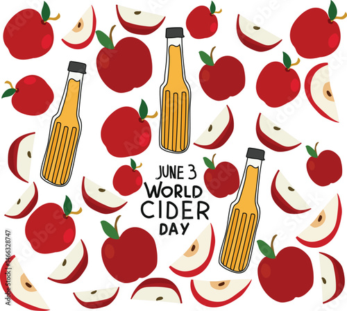 world cider day is celebrated every year on 3 june.