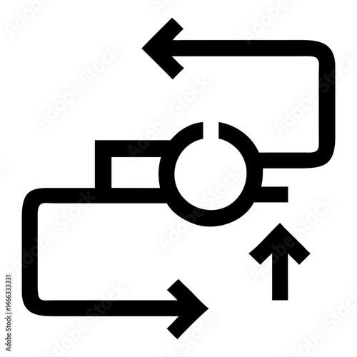 Find the best abstract process flow diagram vector illustration for your next creative project online now isolated on transparent background