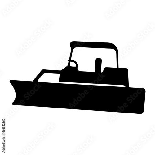 snowplow , black and white illustration of vehicles.