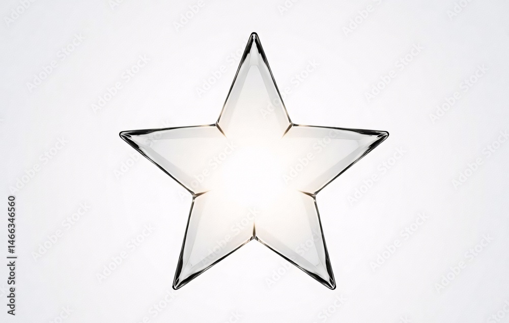 Obraz premium star isolated on white