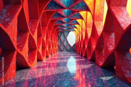 Repetitive geometric shapes forming a stylish interior design textile , vintage, texture, surface