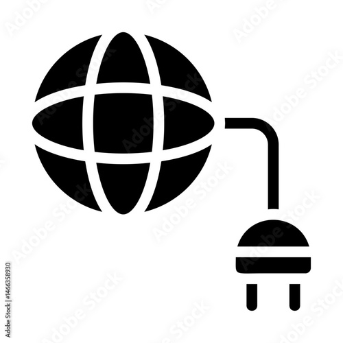 API Connection Solid Icon