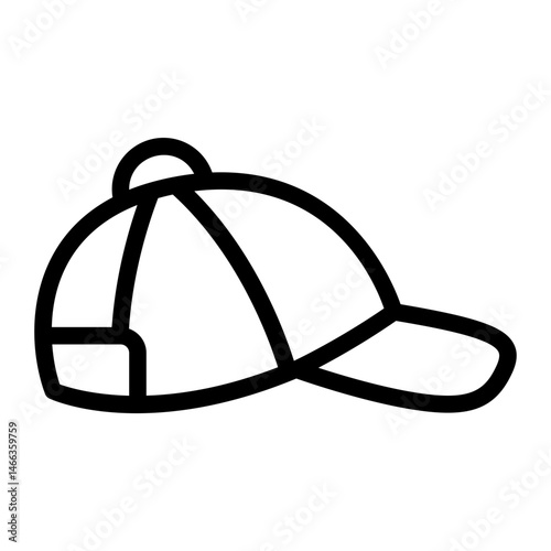 Baseball Cap Line Icon