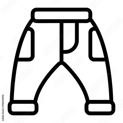 Sweatpants Line Icon