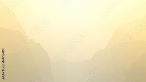 Soft Hues of Abstract Mountains in Gentle Morning Light