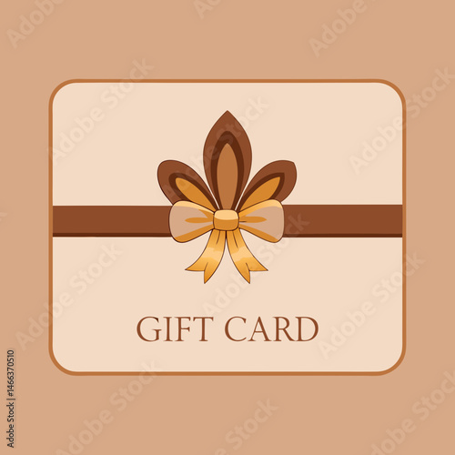 christmas card with gift