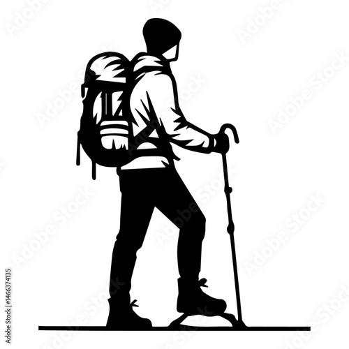 Hiker Silhouette