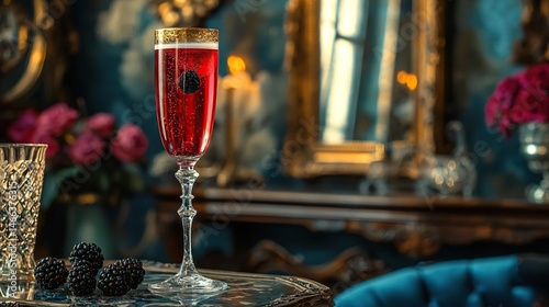 kir royale french cocktail
