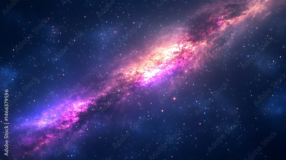 Fototapeta premium Cosmic Wonders Unveiled A Mesmerizing Journey Through the Celestial Tapestry of Space Exploration Discovering Nebulae Stars and the Mysteries of the Universe