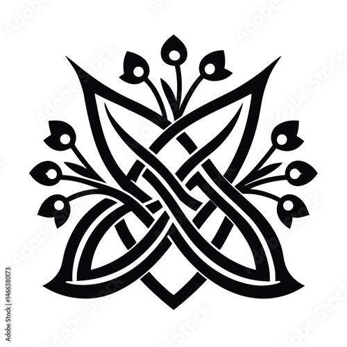 celtic knot lily valley vine