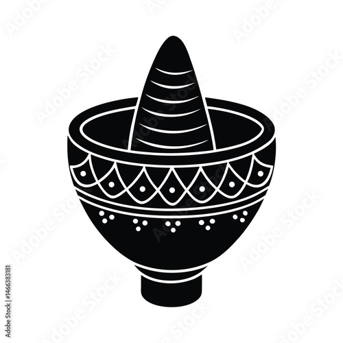 hand painted kulfi pottery