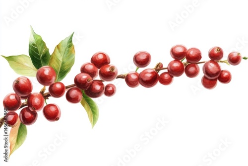 bunch of coffee on a branch