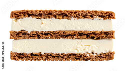 Delicious ice cream and chocolate delight on a dark background, sweet treat ice