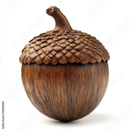 Obraz na płótnie Carved acorn-shaped container w salonie