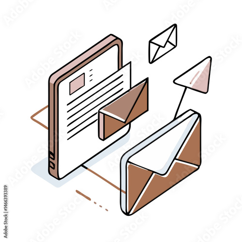 Email Icon  - Incoming Mail Icon for Digital Communication Platforms, Newsletter Services and Contact Page Designs - Effective UI Element for Websites and App Interfaces