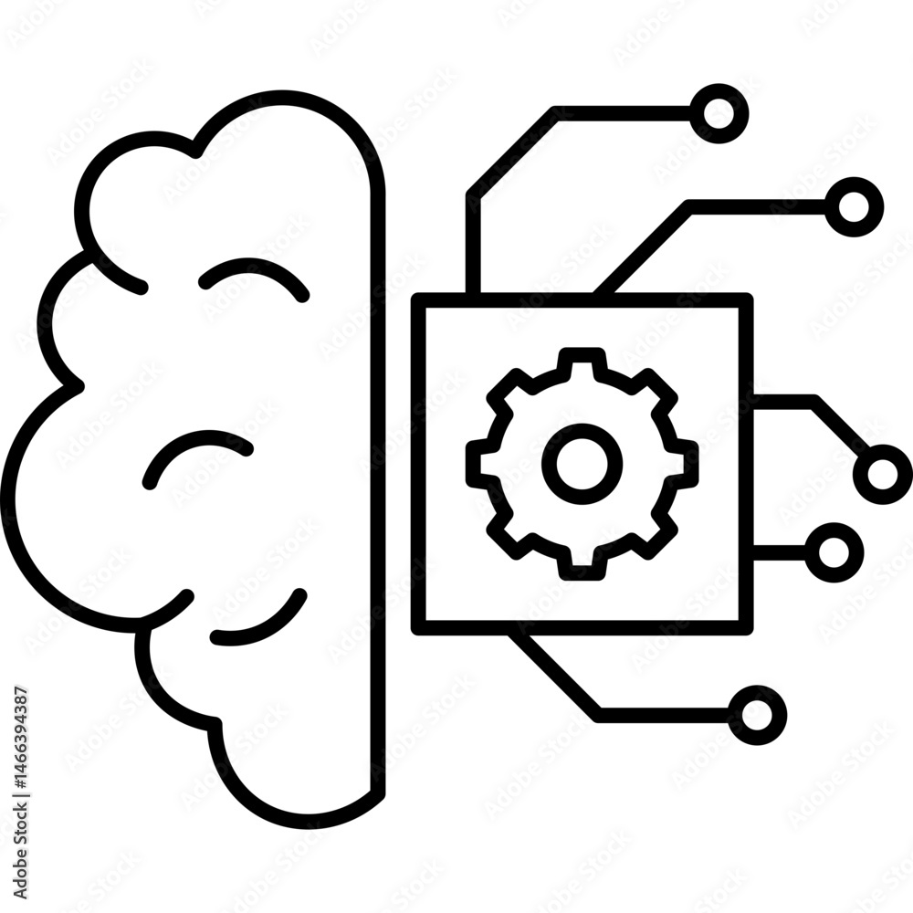 Machine Learning Icon Machine Learning Icon