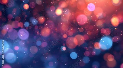 Abstract Bokeh: A dreamy abstract background with bokeh lights in soft, out-of-focus patterns.
