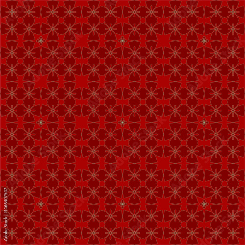 Abstract pattern in red