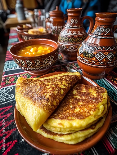 Traditional South American Pancakes.