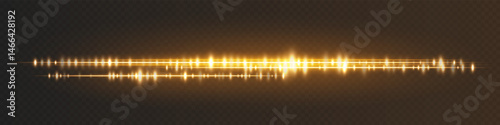 Yellow glowing sound visualization with double wave lines and dense amplitude spikes, perfect for futuristic sound systems