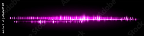 Bright violet waveform with soft glowing light and triple layered amplitude lines, designed for futuristic sound interfaces or voice screens.