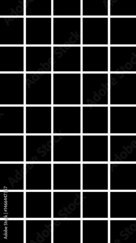 Wallpaper Mural A slow-motion vertical animation showcases a grid of black squares. black and white squares background Torontodigital.ca