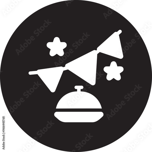 party glyph icon