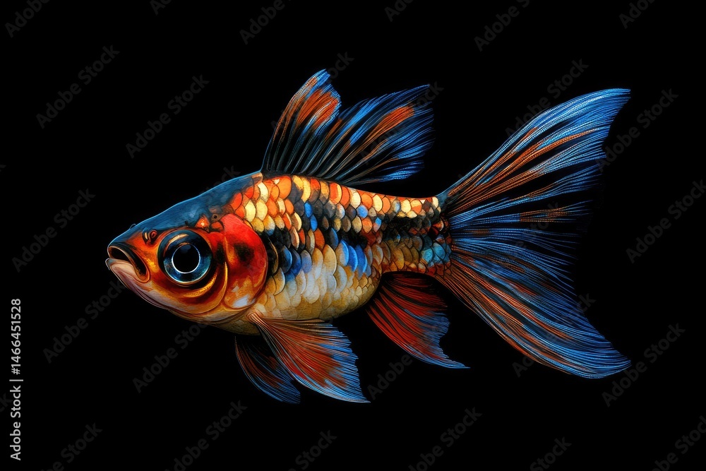Vibrant fish portrait Vibrant fish portrait