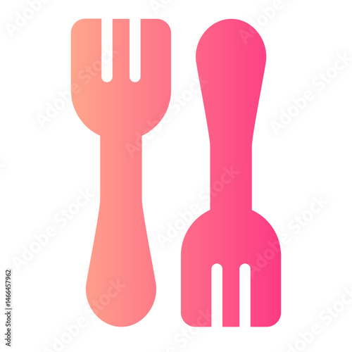 fork gradient icon