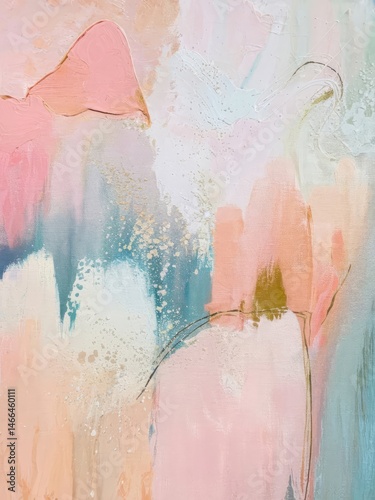 Pastel Serenity Dreamscape Painting 