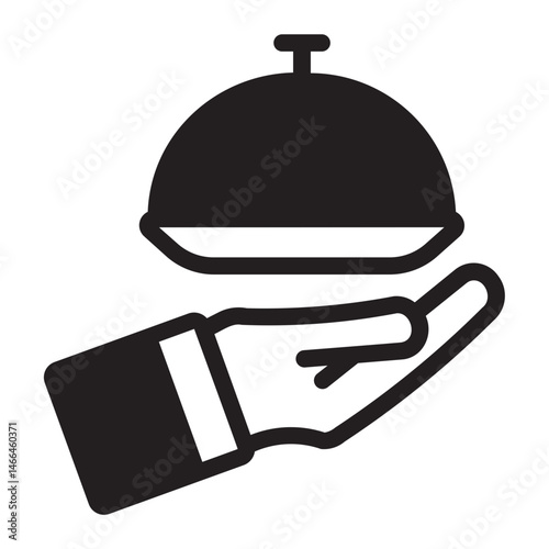catering glyph icon