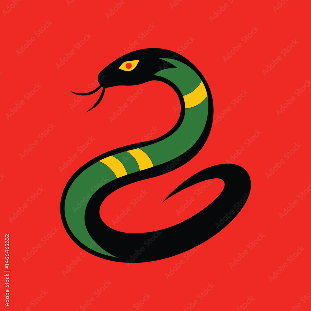 Naklejka premium snake