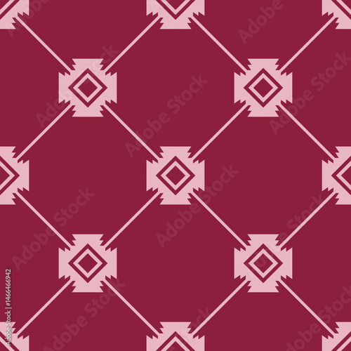 Seamless oriental geometric ethnic pattern for printing