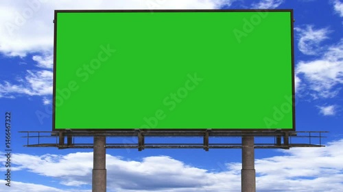 Advertisements Billboard Green Screen Hoarding Board Video Footage