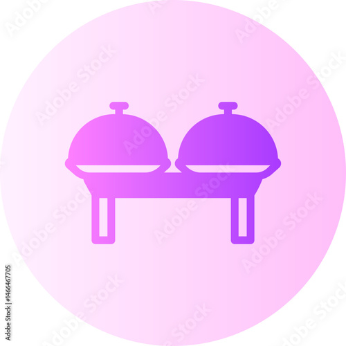 buffet gradient icon