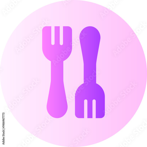 fork gradient icon