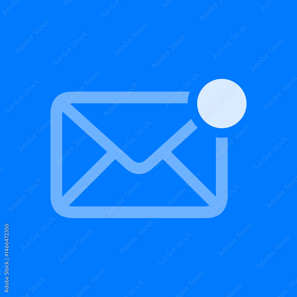 Outlined Envelope with Badge Icon Outlined Envelope with Badge Icon