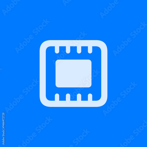 Outlined eSIM Card Icon
