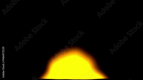 Large explosion with shafts of fire and smoke, three different speeds included, 4K
