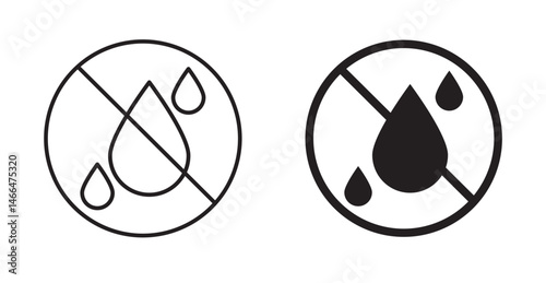 No leakage sign