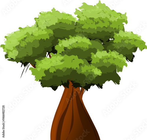 vector illustration of a tree