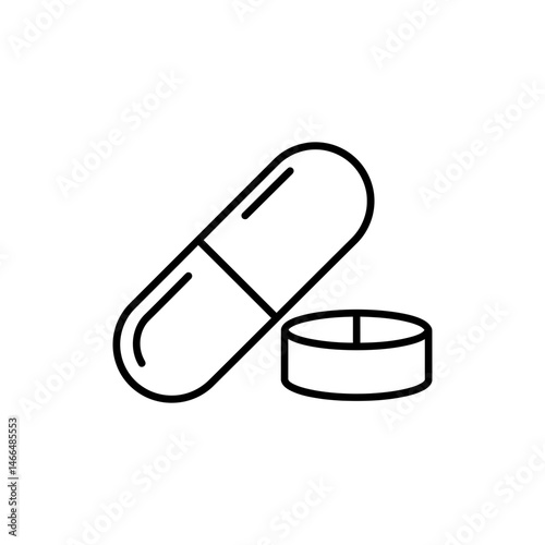 Iron Supplement Tablet and Label for Health and Nutrition