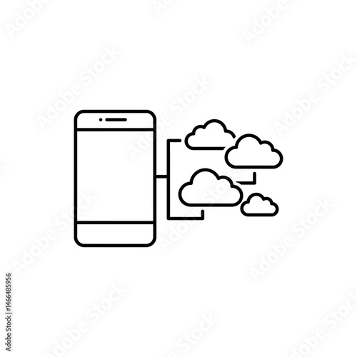 Mobile Linked to Three Clouds - Cloud Computing and Mobile Connectivity