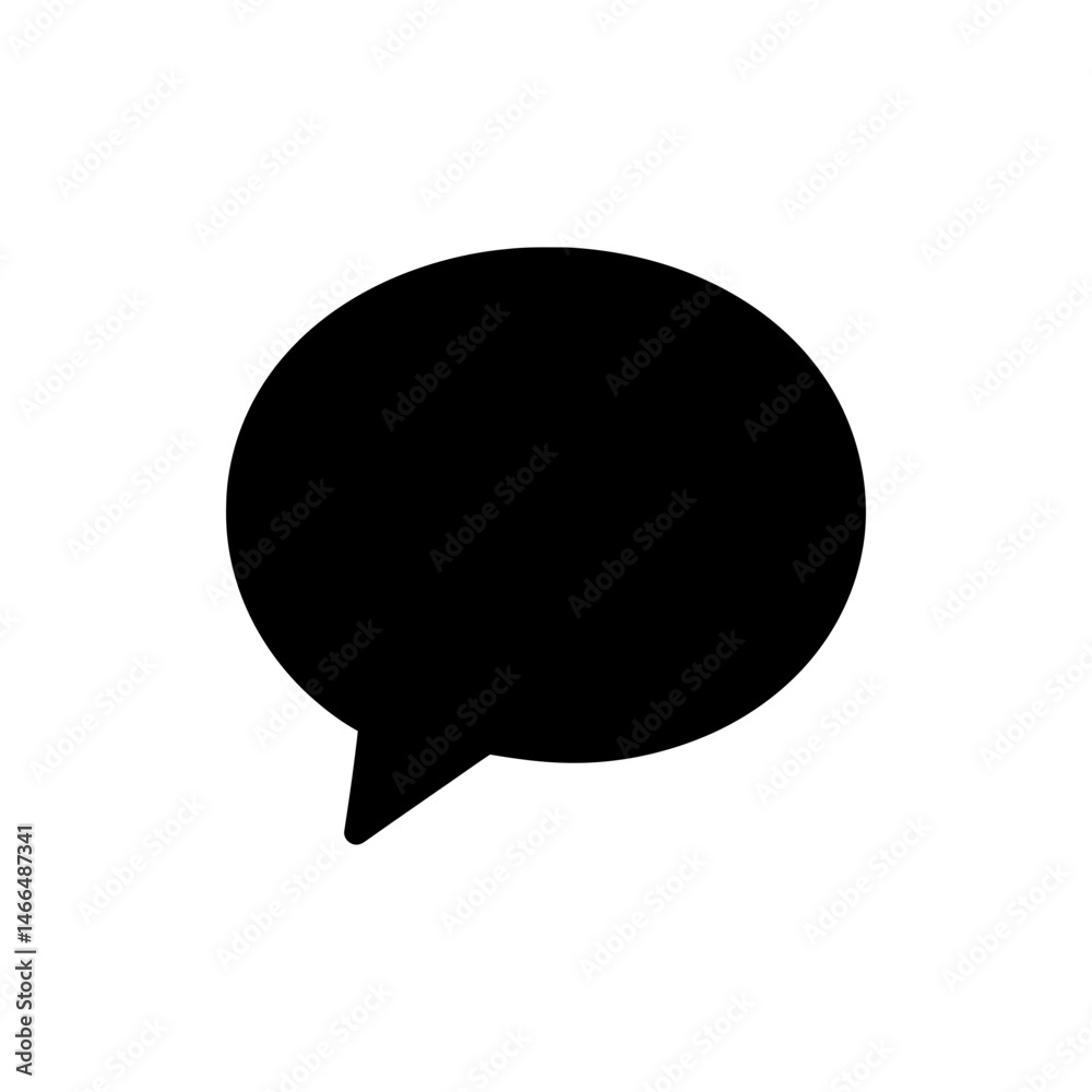 Speech Bubble with Upward Arrow and Chart Speech Bubble with Upward Arrow and Chart