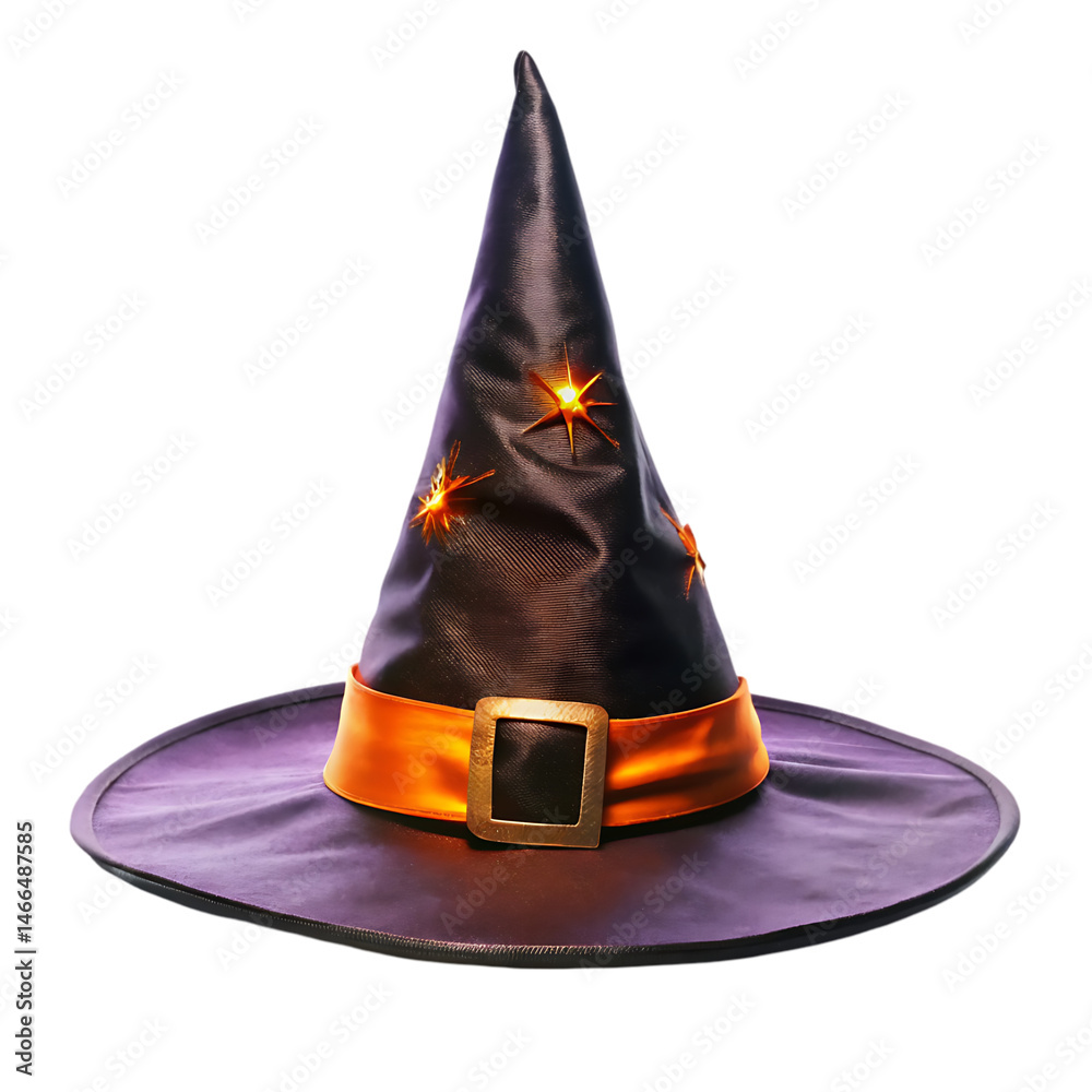 Fototapeta premium Witch Hat with Lights: Perfect for Halloween Costumes