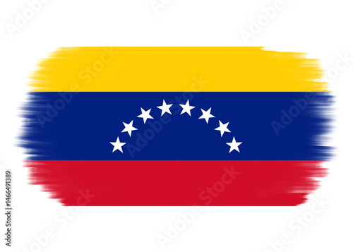Free Download Venezuela Flag. Venezuela Flag with painting stroke on transparent background. Caracas. Country flag, national flag, icon of Venezuela country - GFXLoad