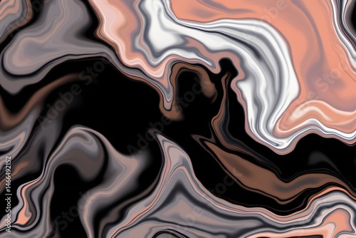 Modern marble swirl background in abstract style