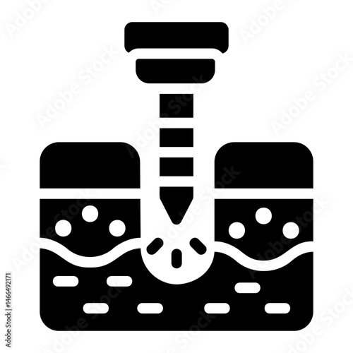 drilling Solid icon